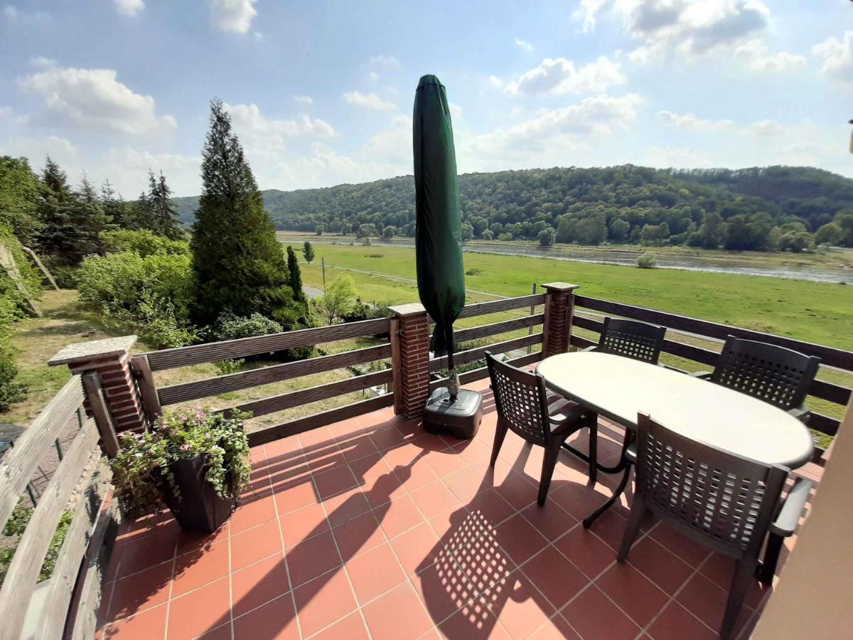 Ferienwohnung Elbsommer Am Weinberg Meißen Exterior foto