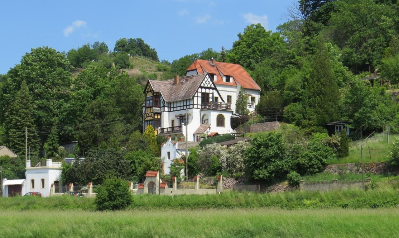 Ferienwohnung Elbsommer Am Weinberg Meißen Exterior foto